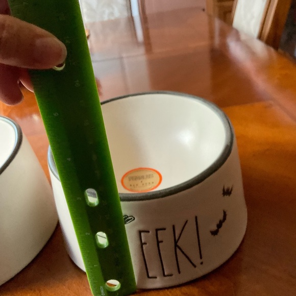 NWT SNOOPY “EEK” Rae Dunn x Peanuts Halloween Dog Dish, Raised, small - Picture 3 of 9